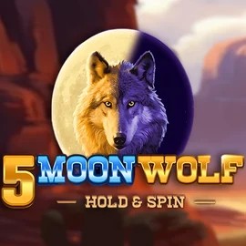 Logo of 5 Moon Wolf from Apparat Gaming at Casinobossy