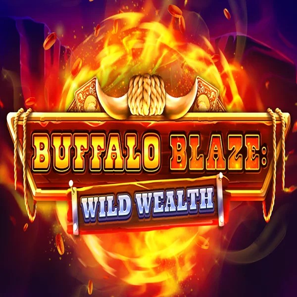 Logo of Buffalo Blaze Wild Wealth from OctoPlay at Casinobossy