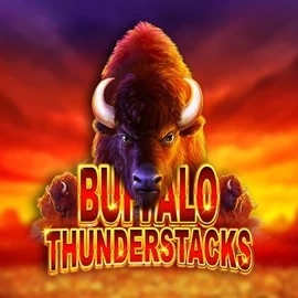 Buffalo Thunderstacks logo by Amatic Industries at Casinobossy