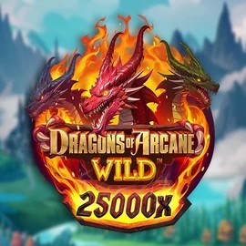 Logo of Dragons of Arcane Wild from Foxium at Casinobossy