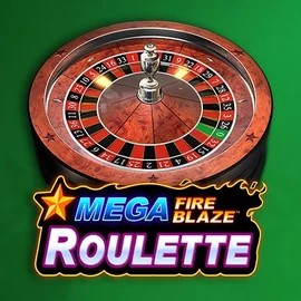 Mega Fire Blaze Roulette online game logo by Playtech on casinobossycanada.ca