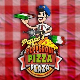 Peppe’s Pepperoni Pizza Plaza online game logo by Pragmatic Play on casinobossycanada.ca