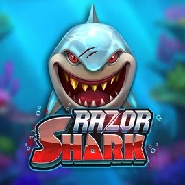 Razor Shark slot logo by Push Gaming at CasinobossyRazor Shark